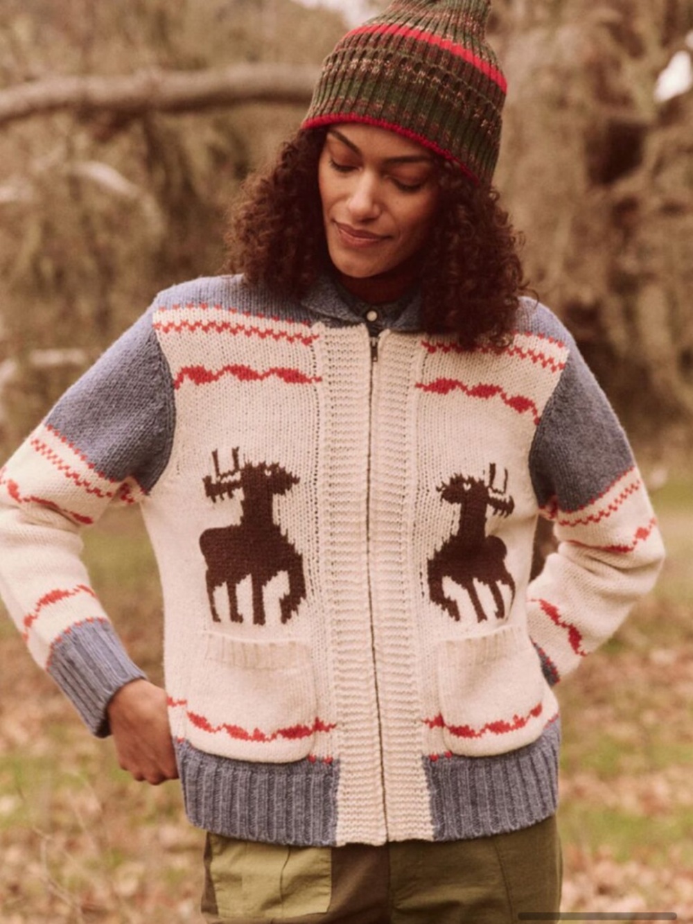 The Great Outdoors The Shawl
Collar Full Zip Sweater